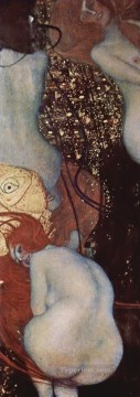 350 人の有名アーティストによるアート作品 Painting - 冷たい金魚 グスタフ・クリムト
